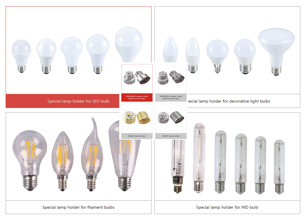 Plastic LED bulb Housings & End Caps